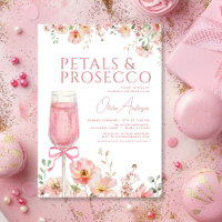 Arco rosa Petais e Chá de panela de pincel Prosecc