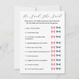 Convites Arco Rosa Que Ele Disse Que Ela Disse Jogo - Chá d