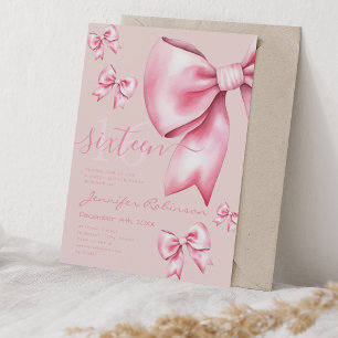 Convites Arco rosa-rosado coquetelado-branco doce Rosa 16 p
