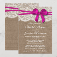 Arco Rosa Russo, Chá de panela Burlap & Lace