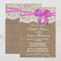 Arco Rosa Russo, Chá de panela Burlap & Lace