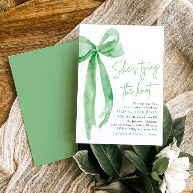 Convites Arco Verde Ela é Chá de panela de Casando (Criador carregado)