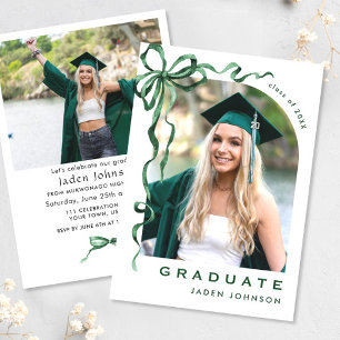 Convites Arco Verde Trendy Friso 2 Festa de formatura FOTO