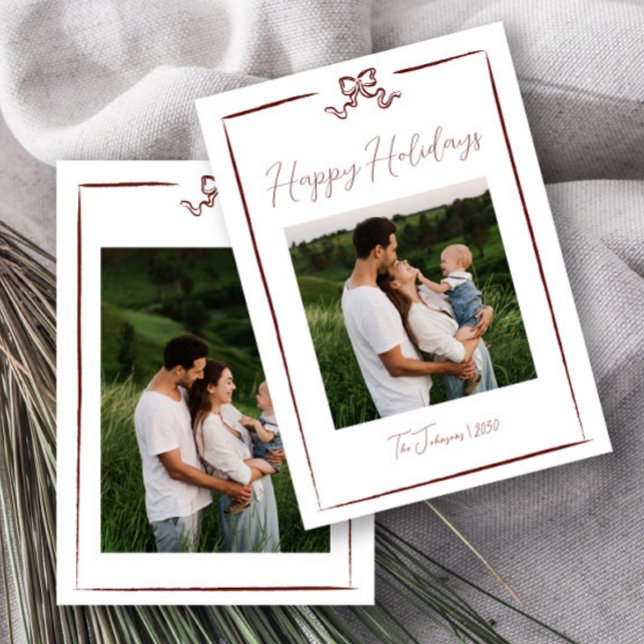 Convites Arco Vermelho Inverno Desenhado Feriados Felizes U (Criador carregado)