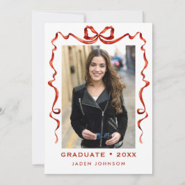 Convites Arco Vermelho Trendy Friso 4 Festa de formatura FO