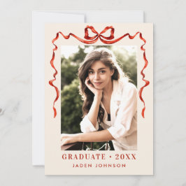 Convites Arco Vermelho Trendy Friso 5 Festa de formatura FO