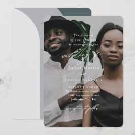 Convites Arcos Azuis Modernos Um Casamento Fotográfico