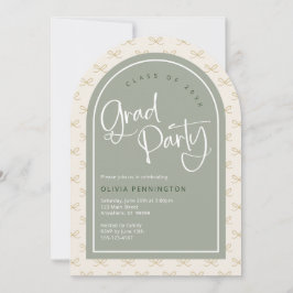 Convites Arcos bonitos Sage Festa de formatura de Fotos Dou