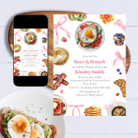 Arcos + Café da Manhã Chá de fraldas Rosa Brunch