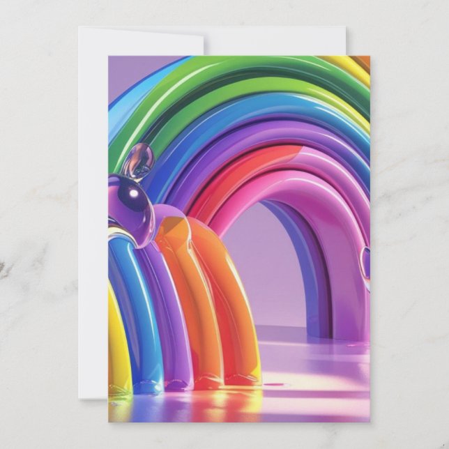 Convites Arcos-Chuva Distorcidos (Frente)