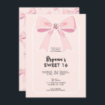Convites Arcos cor-de-rosa Coquete Algodão Chic Sweet 16<br><div class="desc">Personalize isto para qualquer evento.</div>