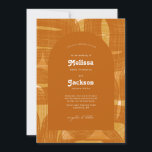 Convites Arcos e Dobradiças Retro e Linhas Casamento Amarel<br><div class="desc">Arcos e Dobradiças Retrais,  Suite de Casamentos Amarelos</div>