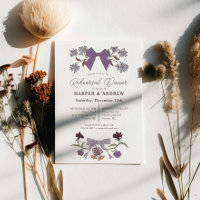 Arcos Lilac Janto de Ensaio de Casamento de Flores