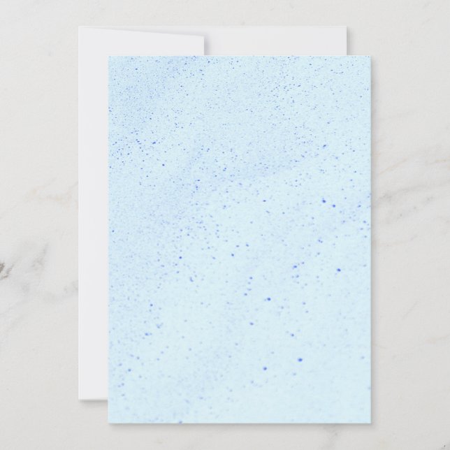 Convites Areia Azul Claro (Frente)