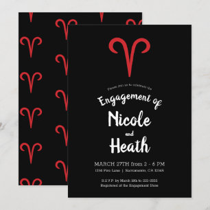 Convites Áries Carneiro Zodíaco Março Abril Astrologia Envo