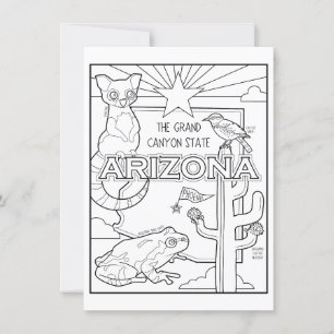 Convites arizona colagem colorida