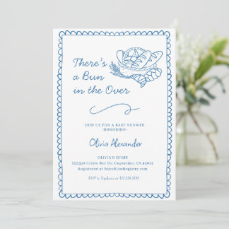 Convites Arma no Chá de fraldas Forno