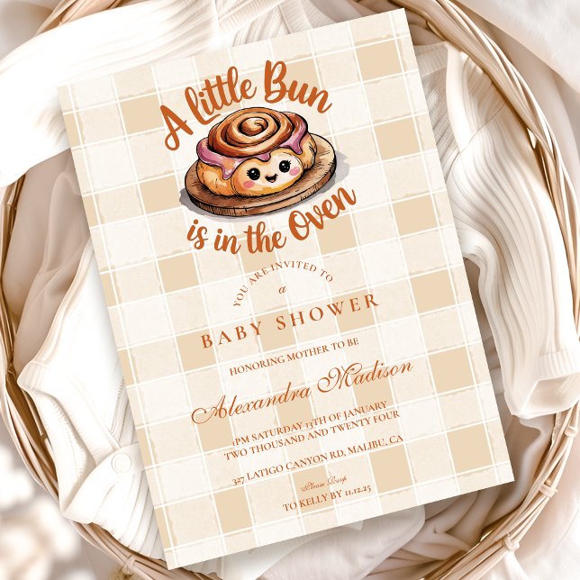 Convites Arma no Chá de fraldas Forno (Criador carregado)