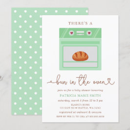 Convites Arma No Chá de fraldas Forno Neutro De Gênero