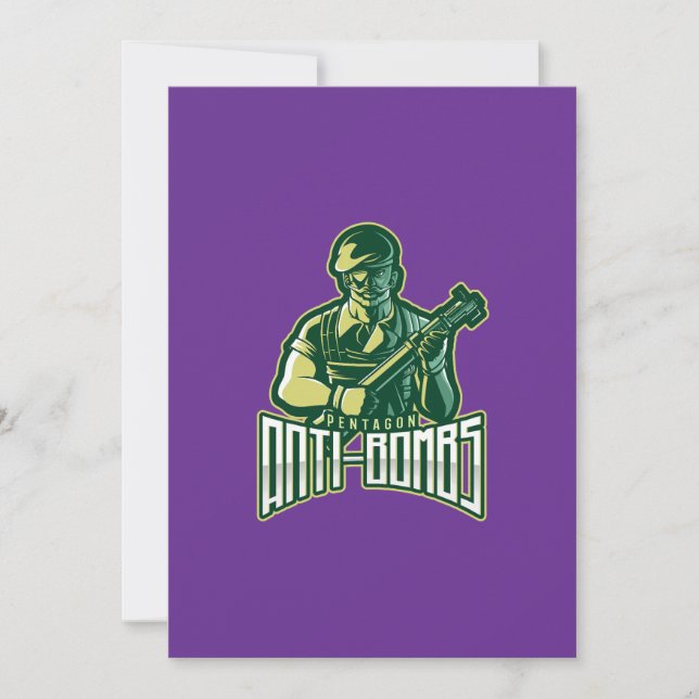 Convites Armed Forces Pride Logo | Gaming & Equality (Frente)