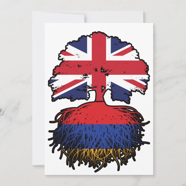 Convites Armênia Armênio Reino Unido Reino Unido (Frente)