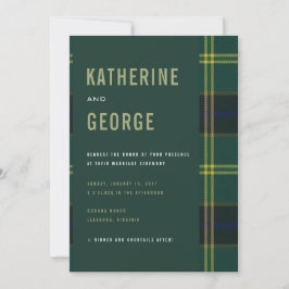 Convites Army Tartan Invitation