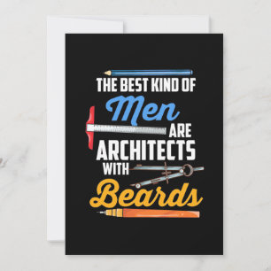 Convites Arquitetos Homens Com Barbas