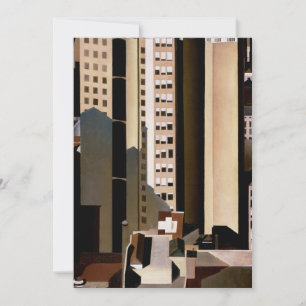 Convites Arquitetura Antiga, Arranha-Céus por Sheeler, 1922