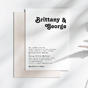 Convites Arranjo Tradicional de Letra Moderna