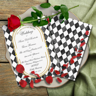 Convites Art Deco Art Nouveau Floral Dourada Tone Sea Life