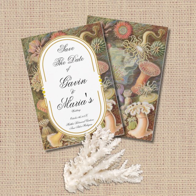 Convites Art Deco Art Nouveau Striped Gold Tone Modern  (Criador carregado)