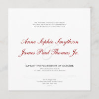 Art Deco Convocação Moderna para Casamentos