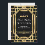 Convites Art Deco Nouveau Partido Misterioso do Assassinato<br><div class="desc">Personalize este Excelente de arte vintage, Gatsby, que aborda o tema homicídio misterioso convite de festas de 20 anos com facilidade e rapidez, simplesmente pressione o botão personalizar para reorganizar e formatar o estilo e a colocação do texto. Apresentando um quadro de deco de arte quic e esquema de cores...</div>