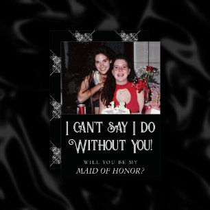 Convites Art Deco Proposta do Partido Negra e Prateado