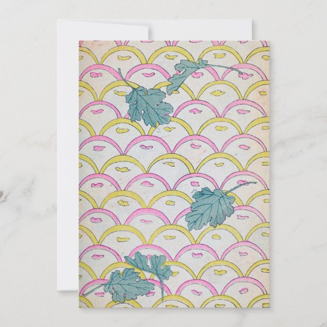 Convites Art Deco Vintage Pattern (Frente)