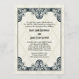Convites Art Deco Wedding