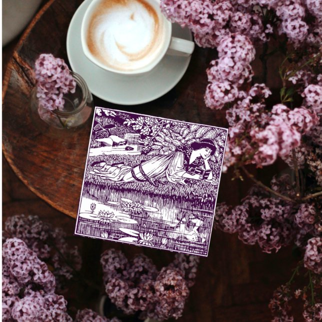 Convites Art Nouveau - Clube de Leitura de Mulher (Criador carregado)