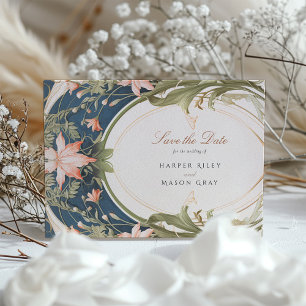 Convites Art Nouveau Serenity - Salvar o Casamento de Data