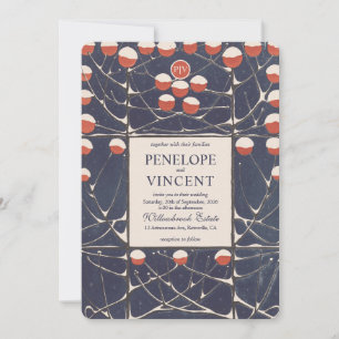 Convites Art Nouveau Snowdrops Elegance