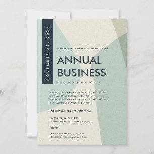 CONVITES ARTE ABSTRATA MODERNA EVENTO DE CONFERÊNCIA AQUA A