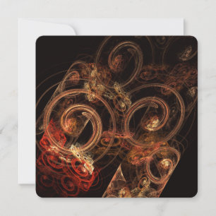 Convites Arte abstrata O Som da Música