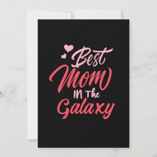 Convites Arte da Mãe Melhor Mãe da Galáxia