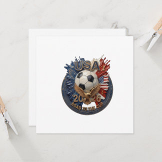 Convites Arte de Fã de Futebol dos Estados Unidos | Ilustra