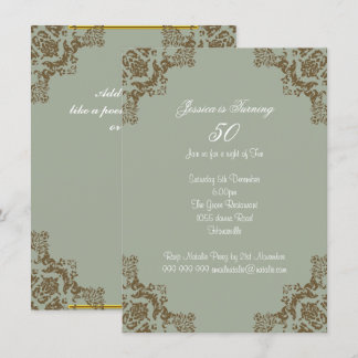 Convites Arte deco clássico