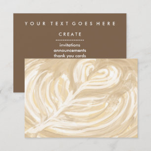 Convites arte do coração do café