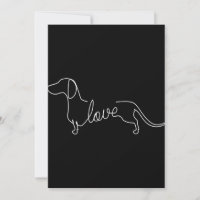 Arte Esboço de Amor pelo Dachshund Chiweenie Wiene