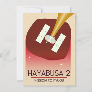 Convites Arte Espacial da Missão Hayabusa 2