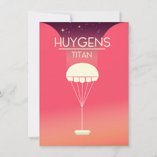 Convites Arte Espacial de Titã Huygens