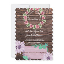 Arte floral de madeira russa Script e casamento fo