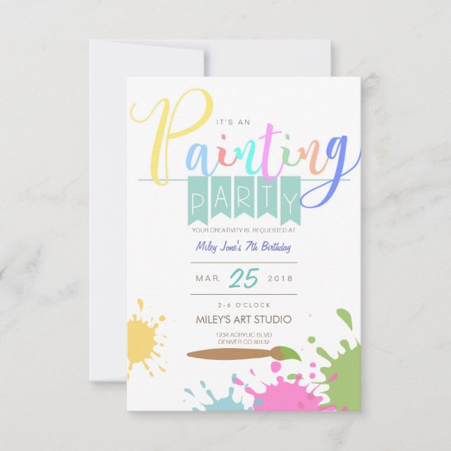 Convites Arte | Grupo de Ping (Frente)